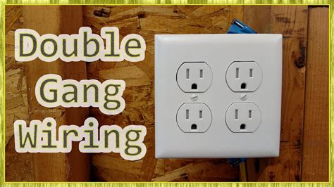 double gang box electrical|2 gang electrical outlet box.